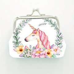 Cartoon Unicorn Coin Purse Wallet for Girls