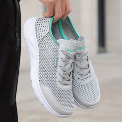 Men's Lace Up Sneakers Casual Walking Shoes Comfortable And Breathable