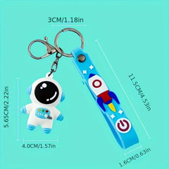 3D Astronaut Key Chain Creative Doll Keychain Bag Purse Car Key Pendant