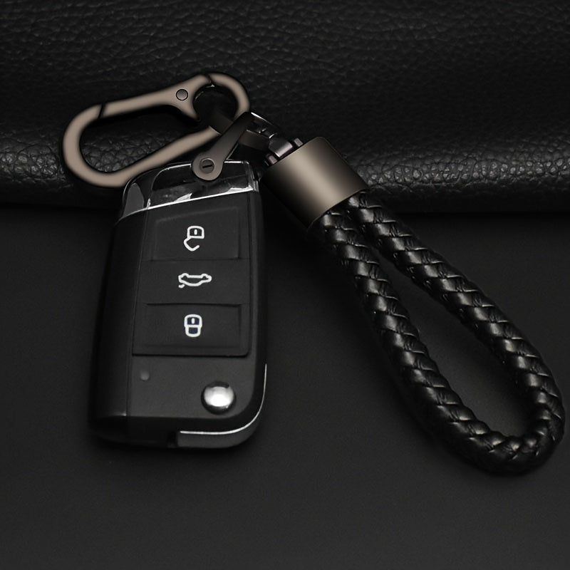 Braided Rope Car Keychain Key Rope Buckle Car Key Ring Car Decor