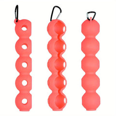 5-Ball Silicone Golf Ball Holder with Secure Buckle