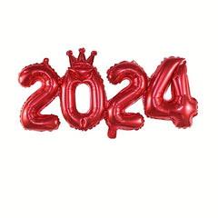 Colorful Number Foil Balloon Set Graduation Party Decor Supplie
