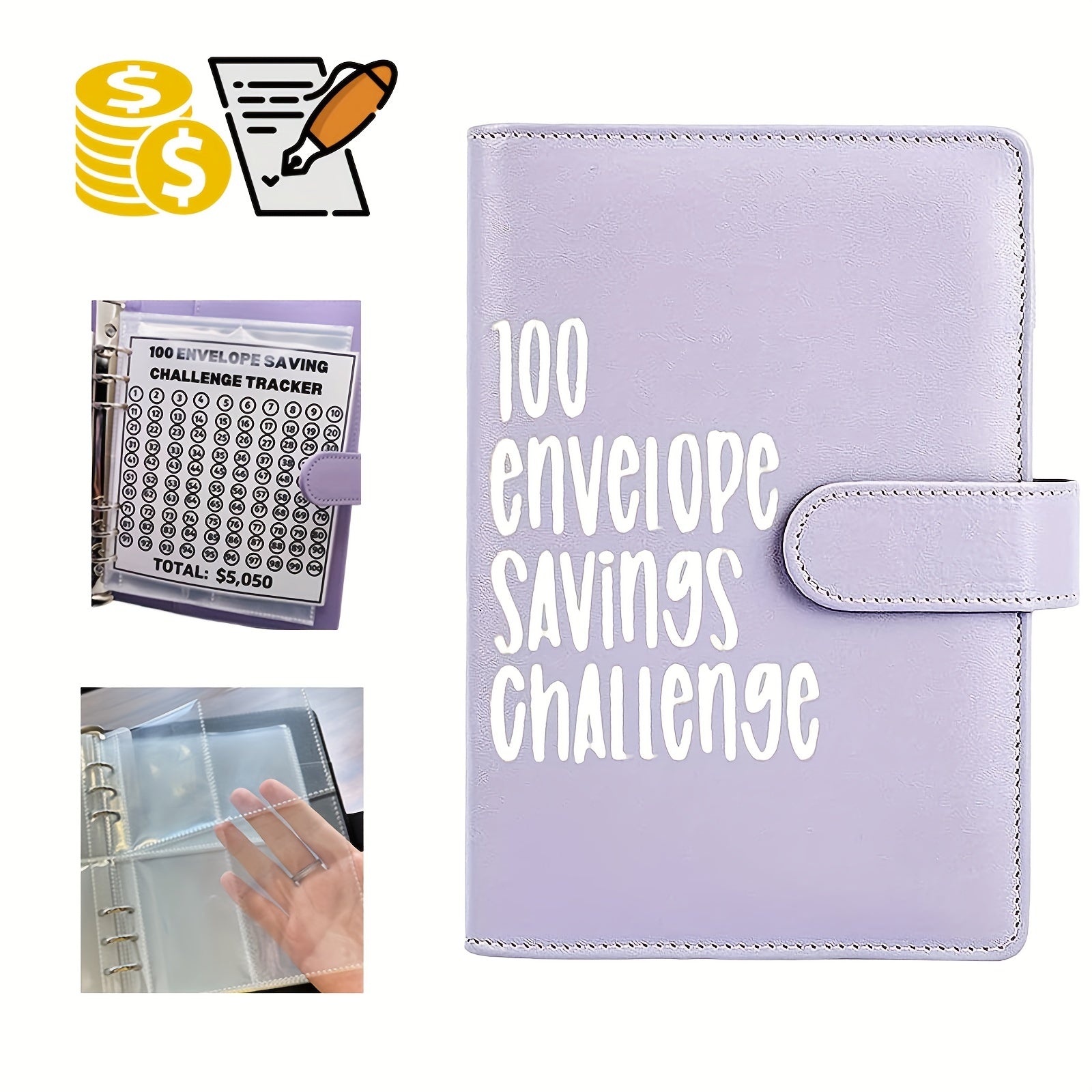 100 Envelope Savings Challenge Budget Binder For Budget Planner