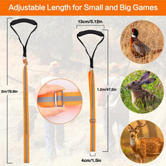 Adjustable Deer Drag Strap w/ Reflective Stripe & Strong Handle