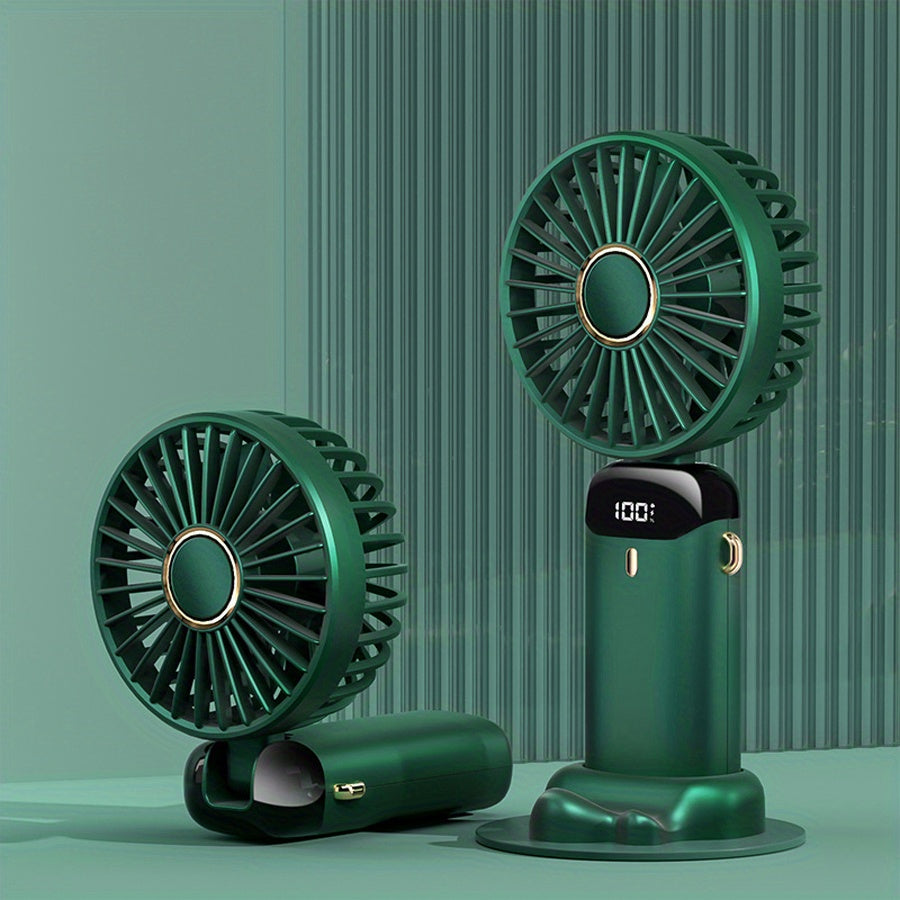 Portable Folding Fan Pocket Fan Hanging Neck Fan Desktop Fan