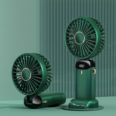 Portable Folding Fan Pocket Fan Hanging Neck Fan Desktop Fan