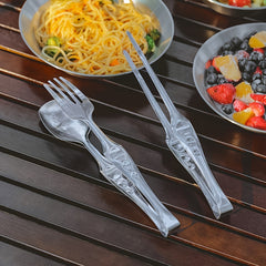 Stainless Steel Food Tongs for Outdoor Camping & Barbecue