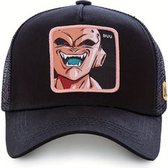 Anime Character Patch Baseball Cap Mesh Sports Trucker Hat
