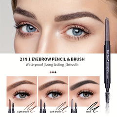 Waterproof Eyebrow Pencil Smudge Proof Long-lasting Matte Finish Pen