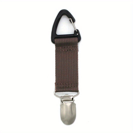 Canvas Hat Clip for Travel Assorted Colors Securely Holds Hat Convenient
