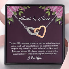Hearts Necklace For Girls Jewelry With Card - Birthday Graduation Christmas