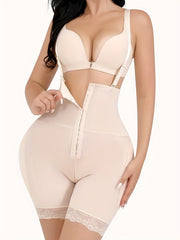 Lace Trim Shaping Shorts Tummy Control Compression Padded Shorts