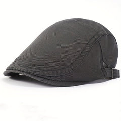 Men's Summer Mesh Breathable Beret Hat Outdoor Sun Protection Cap