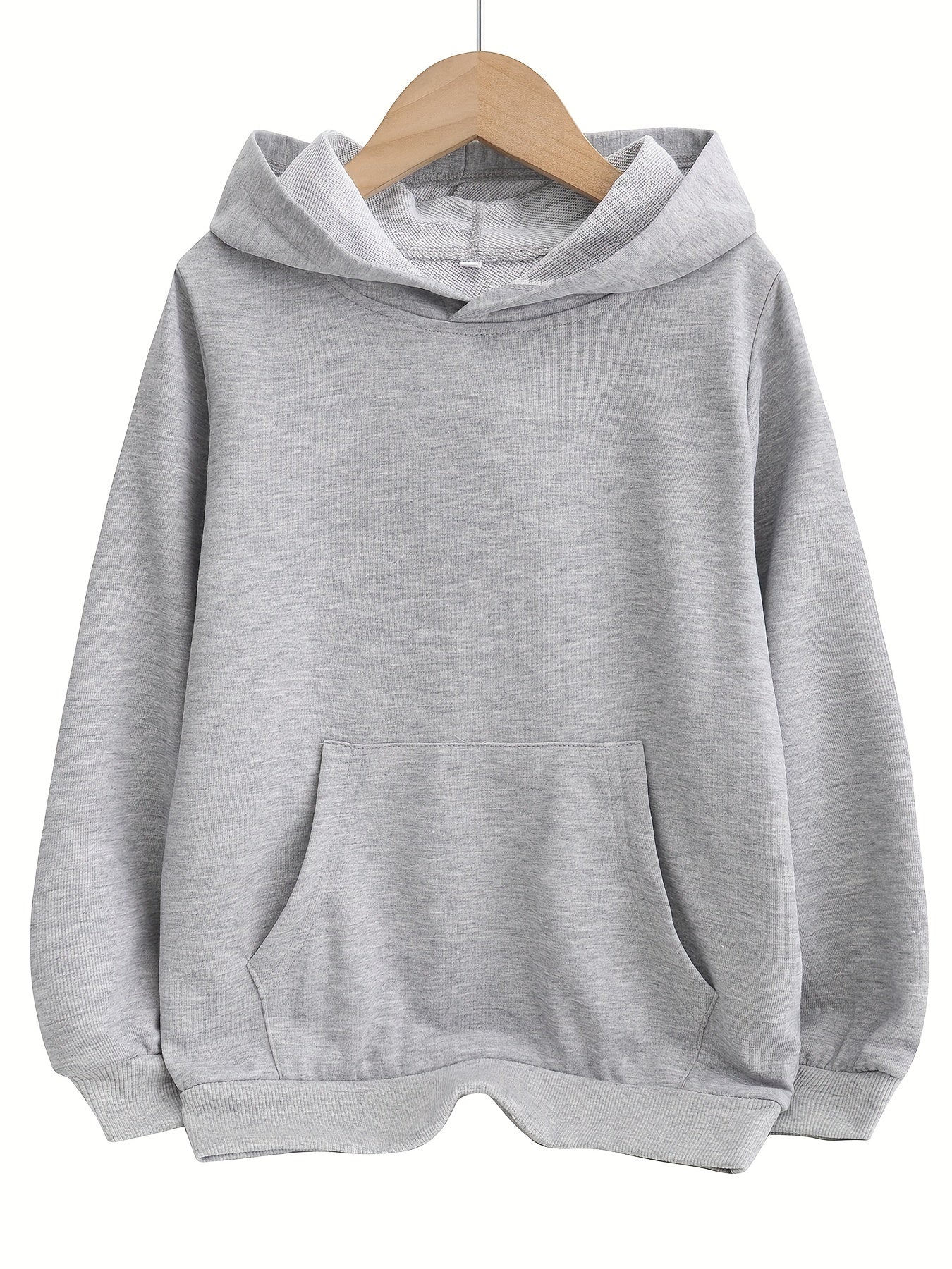 Teen Girl's Long Sleeve Hooded Sweatshirt with Pocket