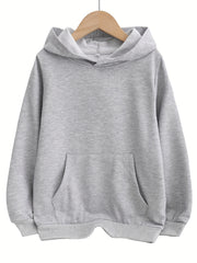 Teen Girl's Long Sleeve Hooded Sweatshirt with Pocket