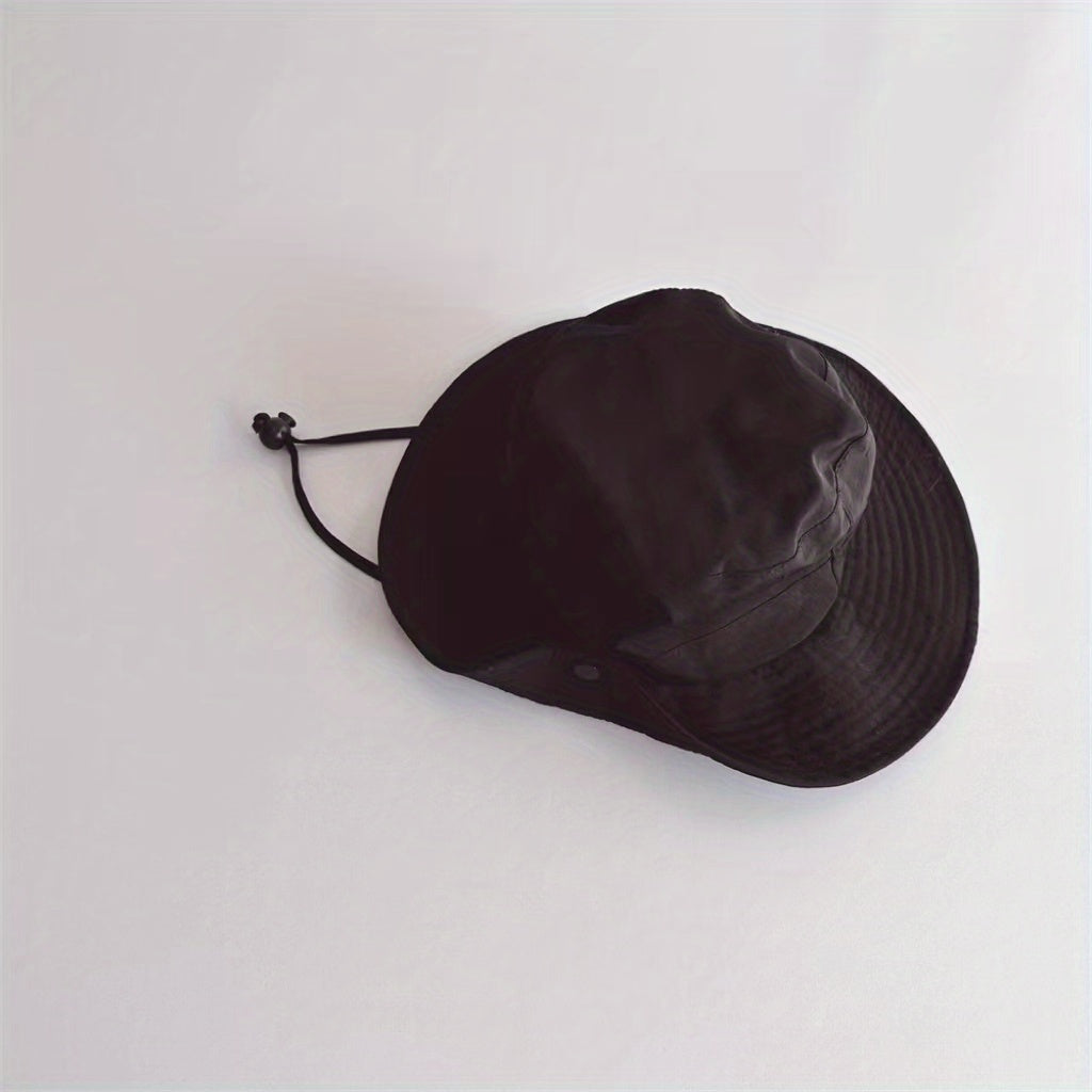 Kids Summer Western Style Big Brim Sunshade Bucket Hat