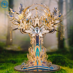 MU 3D Metal Puzzle Kit Angel Story Princess & Elf Series with Stand DIY Model Se