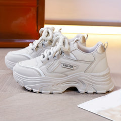 Women Chunky Dad Shoes Low Anti-slip Sneakers