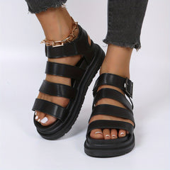 Women's Thick Sole Sandals Comfort Platform Shoes