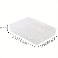 Desktop Storage Box Transparent A5 File Storage Box