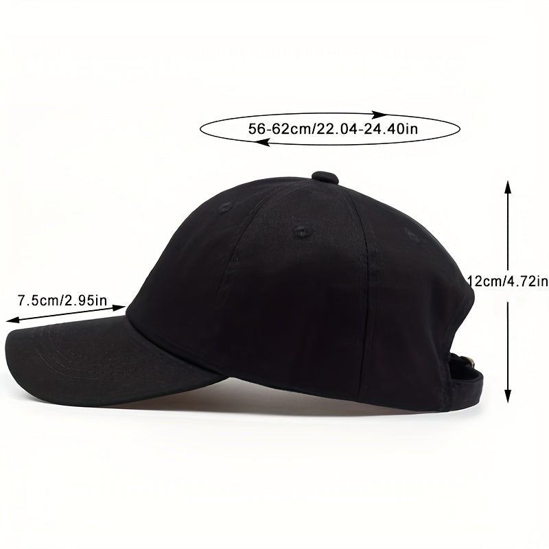 Gothic Letter Embroidery Baseball Cap Anime Cotton Sports Sun Hats