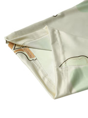 Cartoon Duck Print Pajama Bottoms Elastic Waist Loungewear Pants