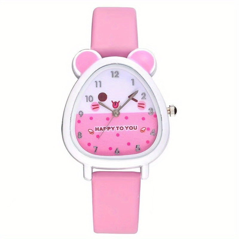 Kids Cartoon Quartz Watch Colorful Pointer Alloy Wrist Watch Gift