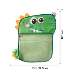 Kids Toy Storage Bag Cartoon Chicken With Suction Cup