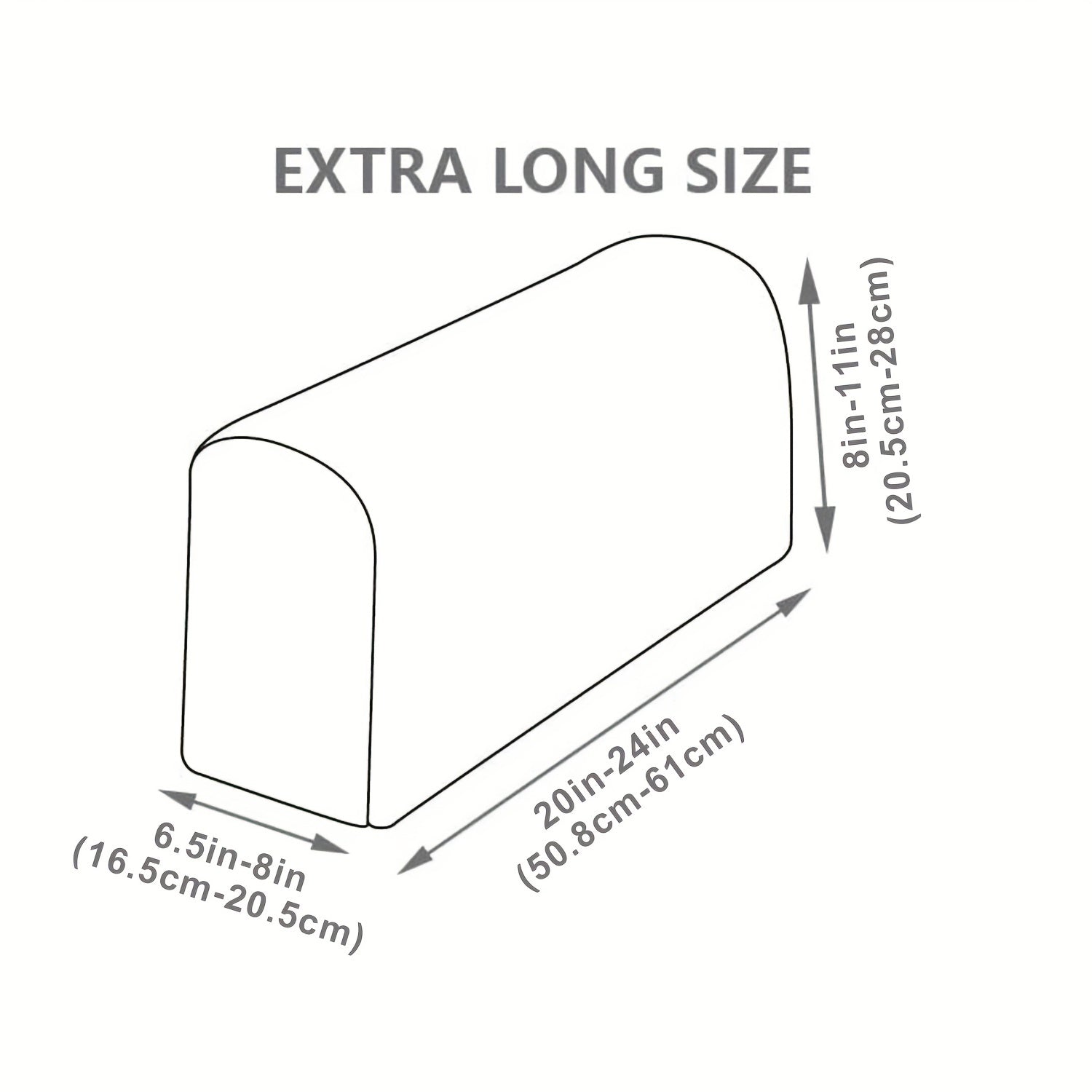 2pcs Grid Sofa Armrest Covers for Living Room Home Decor