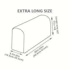 2pcs Grid Sofa Armrest Covers for Living Room Home Decor