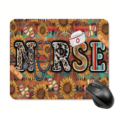 Nurse Mouse Pad Non Slip Rubber Base Waterproof Mouse Mat 24x20 cm
