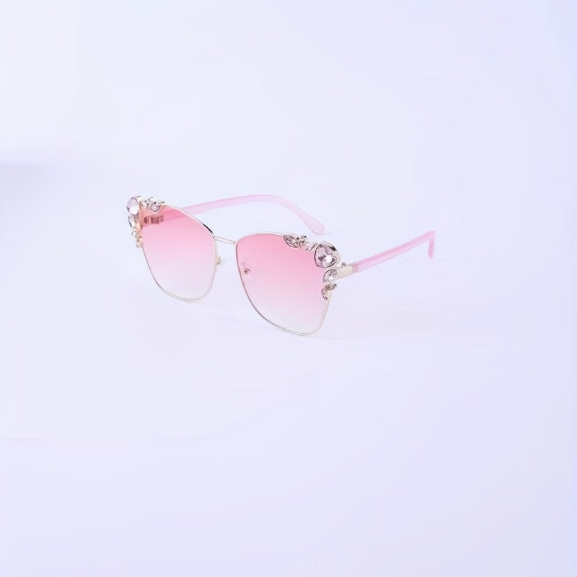 Men's Sunglasses Bead Decor UV Resistant Sunglasses