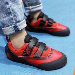 Boy's Double Hook And Loop Fastener Climbing Shoes