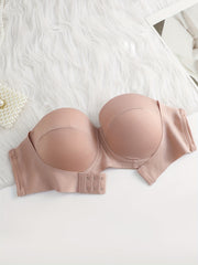 Front Buckle Push Up Bandeau Bra Women's Lingerie