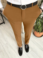 Men's Slim Fit Casual Vintage Stretch Dress Pants for Business Banquet