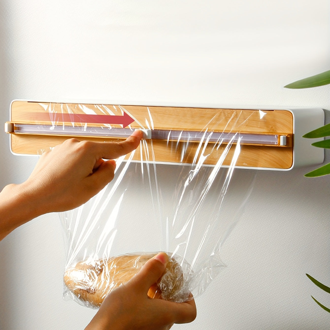 Disposable Plastic Film Cutter with Magnet Wall Mount