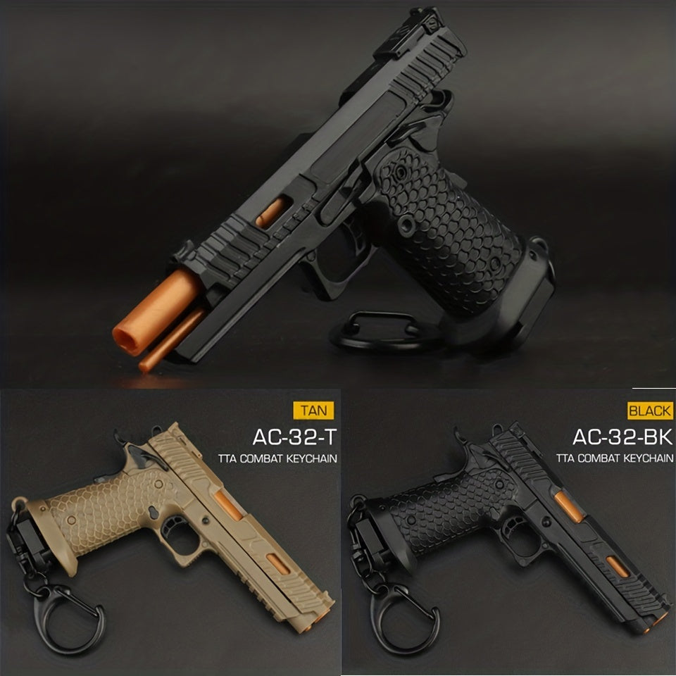 TTA COMBAT Keychain Tactical Gun Model Pendant
