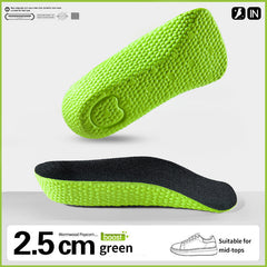 Height Increase Insoles Arch Support Orthopedic Half Shoe Pads
