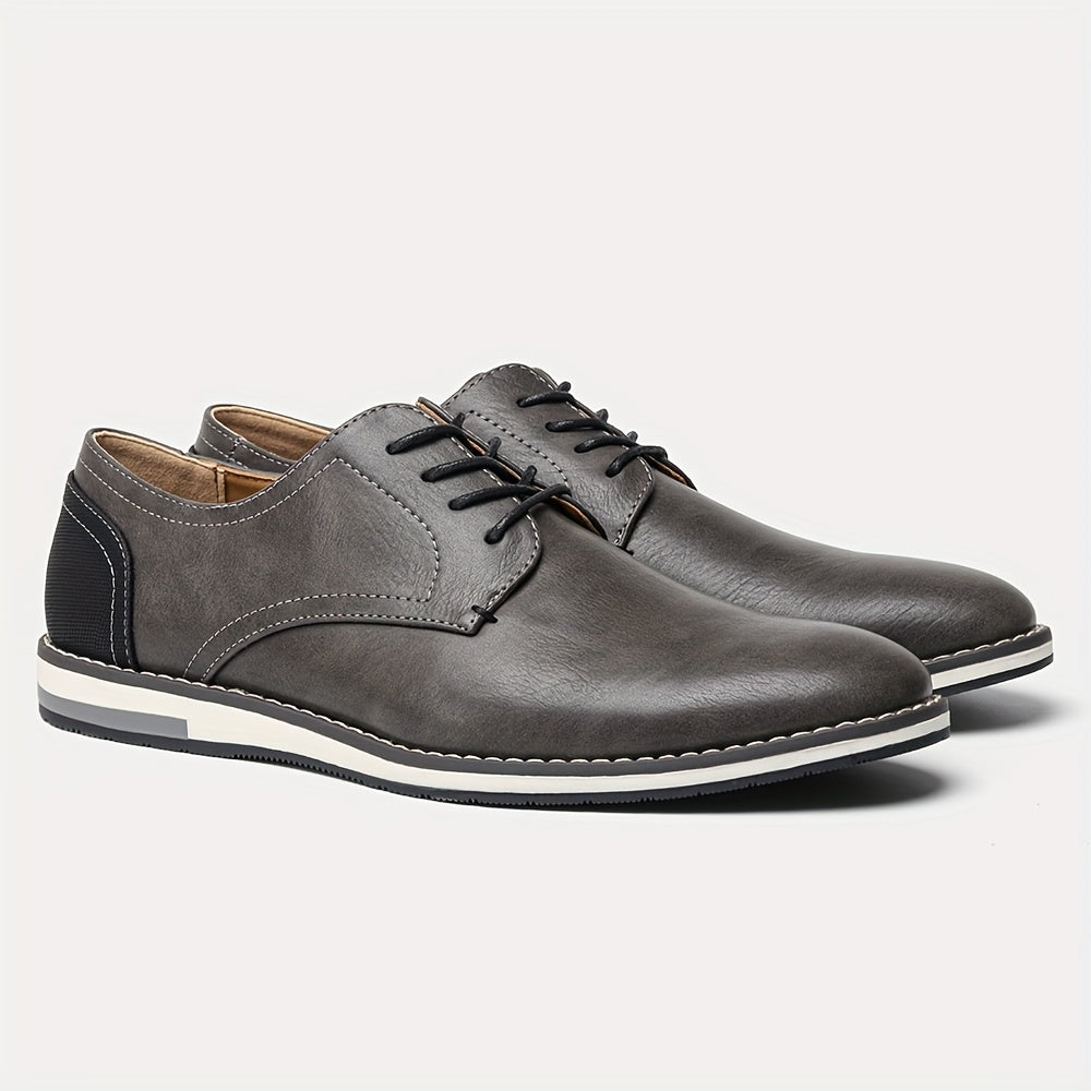 Men's Oxford Shoes Lace up Dress Shoes For Business Wedding