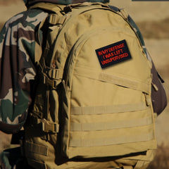 Left Unsupervised Morale Patch w/ Hook & Loop