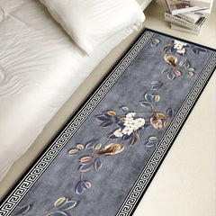 European Style Bedroom Bedside Rug Non Slip Hallway Rugs Living Room
