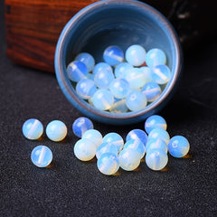 20Pcs Opalin Crystal Round Beads DIY Bracelet Jewelry Accessories