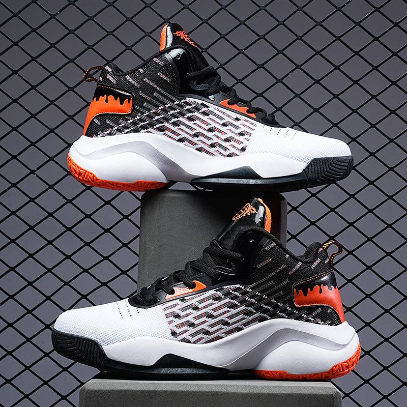 Women's Basketball Shoes Flying Woven Surface Breathable Sneakers