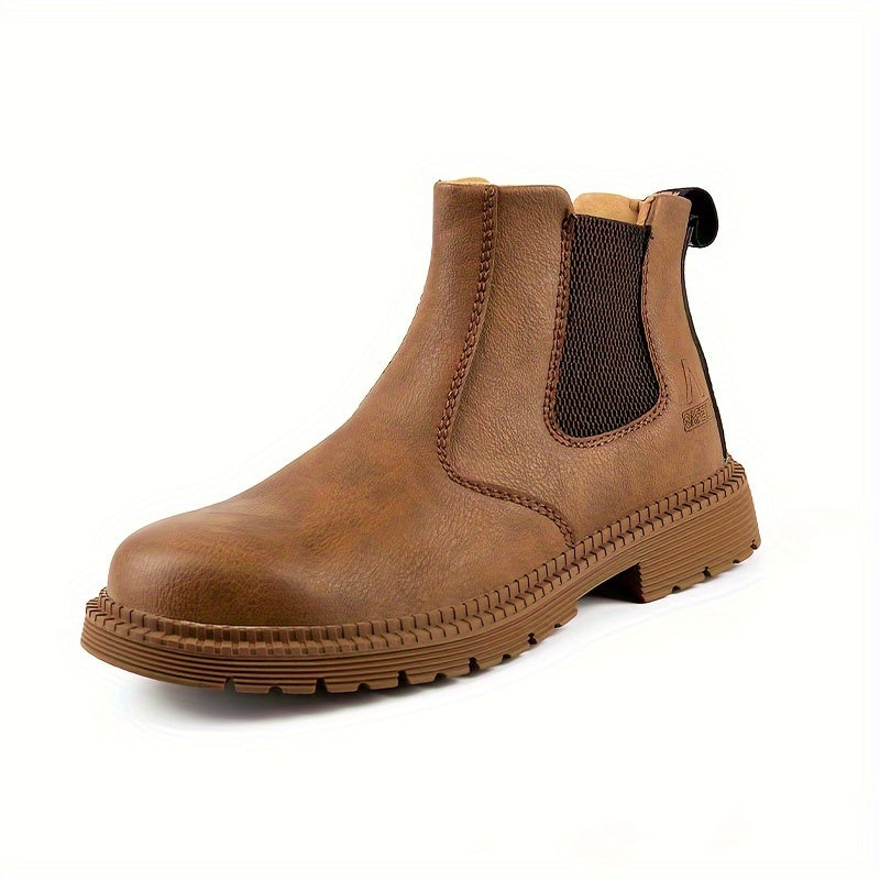 Steel Toe Work Boots Wear-resistant Safety Shoes Industrial Construction