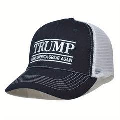 Letter Embroidery Baseball Cap Adjustable Trucker Hat Mesh Unisex Dad Hats