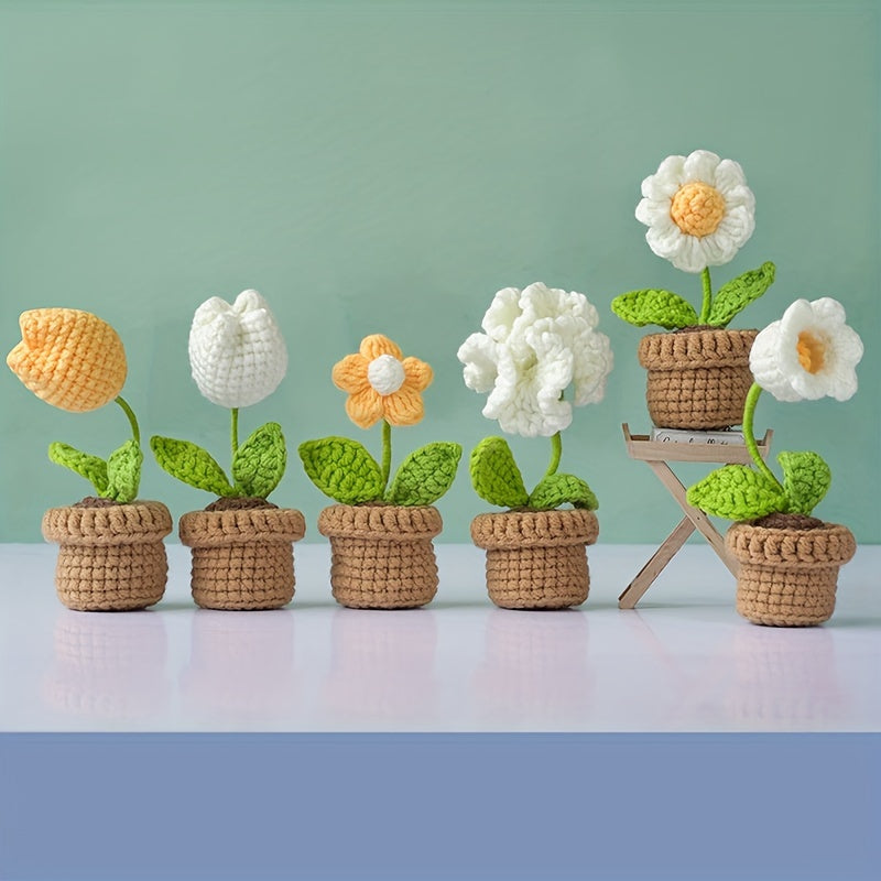 DIY Crochet Material Package for Making Hanging Ornaments