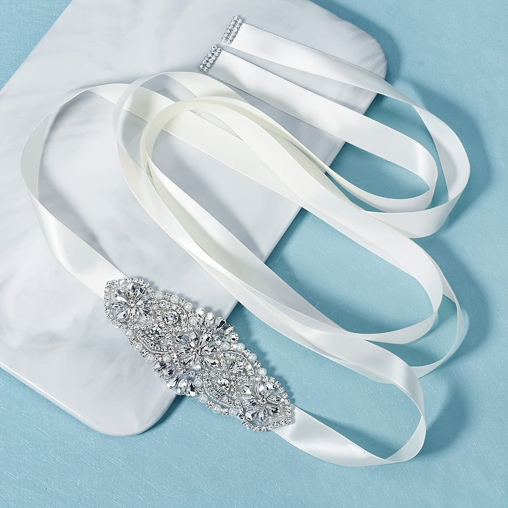 Rhinestone Bridal Belt Wedding Dress Sash