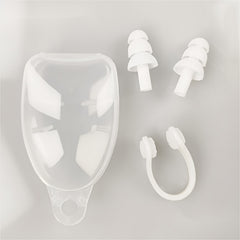 Silicone Earplugs Nose Clips Set for Swimming Diving