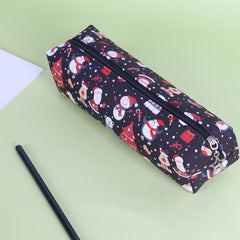 Christmas Snowman Pencil Case Holiday Style Stationery