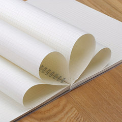 1pc Spiral Grid Notebook Paper for Office School Home